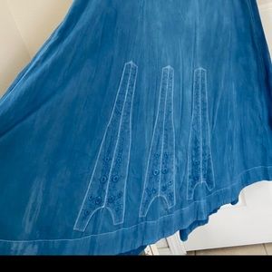 Retro J Peterman A line symmetrical shirt.